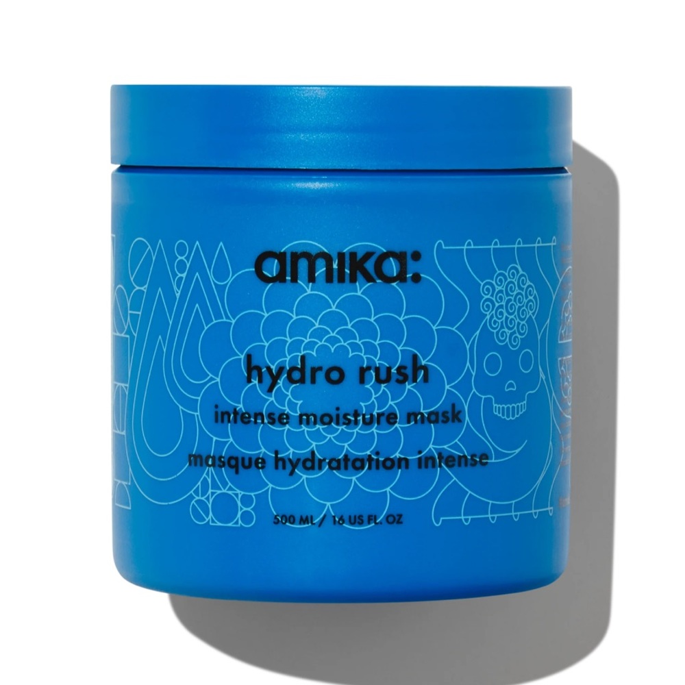 Amika Hydro Rush Intense Moisture Mask Huge 16 oz size Brand New Sephora